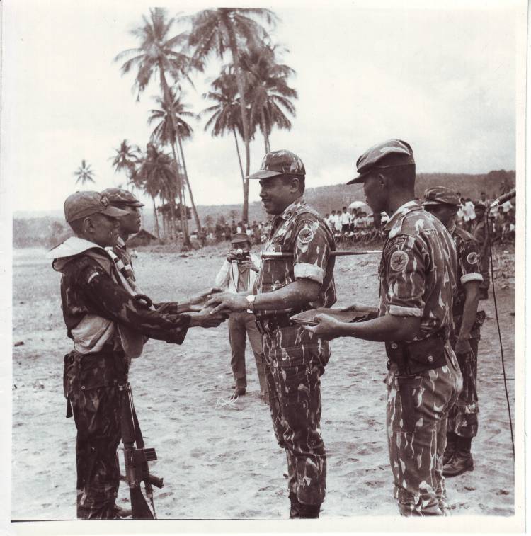 PENUTUPAN LATIHAN JURU BALA DI PELABUHAN RATU 1971