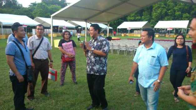 Peninjauan TPS dgn ketua Bawaslu pusat