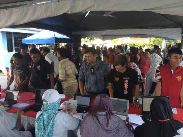 suasana di KJRI Kinabalu..