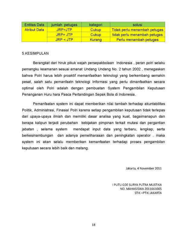 SISTEM PENGAMBILAN KEPUTUSAN PENANGANAN HURU HARA PASCA PERTANDINGAN SEPAK BOLA_Page_18
